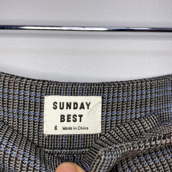 ❗️SOLD❗️Sunday Best Freshman Check Pants Size 6 - Picture 5 of 7